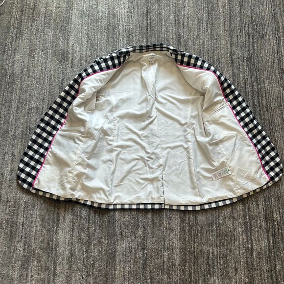 J. Crew Black and White Checkered Blazer - Picture 7 of 7